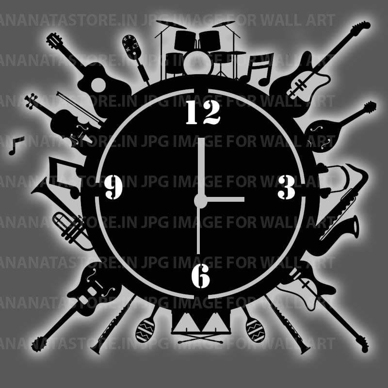 clock glow for post