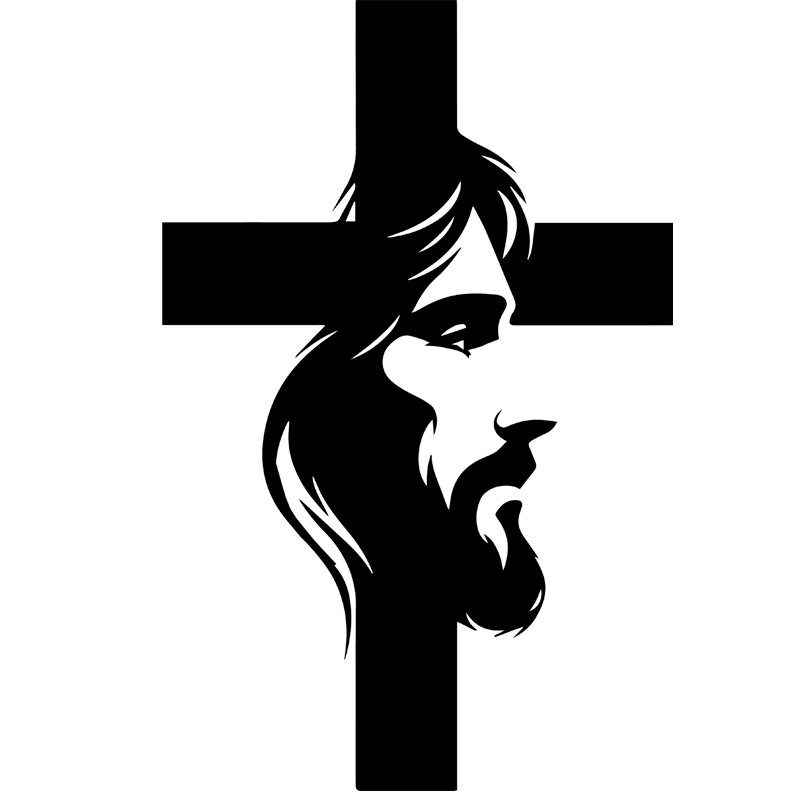 jesus christ face cross metal wall art – spiritual home décor (30cm x 30cm) jesus christ face cross metal wall art – spiritual home décor (30cm x 30cm)