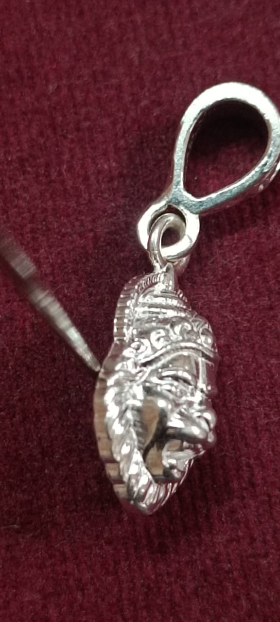 lord narasimha swamy face 925 sterling sliver elegant pendant (2.85 grams) lord narasimha swamy face 925 sterling sliver elegant pendant (2.85 grams)
