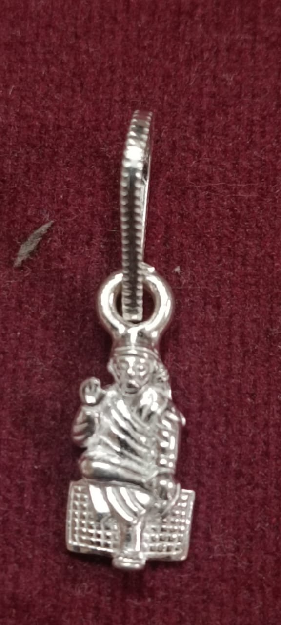 shirdi sai baba 925 sterling sliver elegant pendant (1.54 grams) shirdi sai baba 925 sterling sliver elegant pendant (1.54 grams)