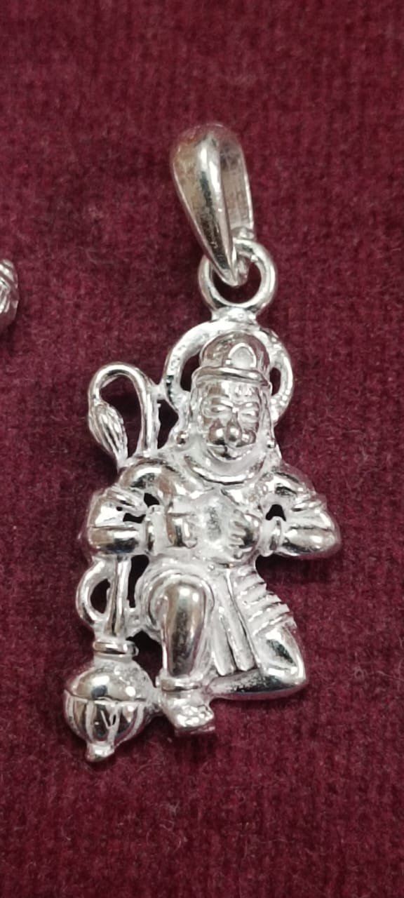 lord hanuman locket 925 sterling silver divine pendant (2.13 grams) lord hanuman locket 925 sterling silver divine pendant (2.13 grams)