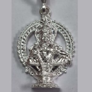sabarimala ayyappa swamy face 925 sterling sliver elegant pendant (7.27 grams)