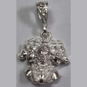panchmukhi lord hanuman 925 sterling sliver elegant pendant (4.71 grams)